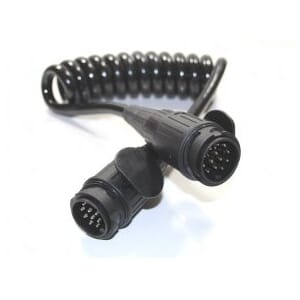 Spiralkabel karftig 13P 1,7m