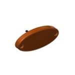 Lykt LED, gul side m/refleks-Flatpoint II, 0,5m