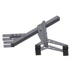 Baugstøtte lav komplett m/1200kg vinsj