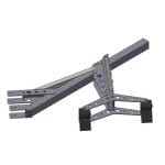 Baugstøtte komplett m/2 stk V-block, u/vinsj-6391,6425,6426