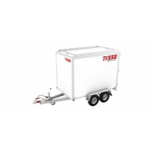Skaphenger 6213 1400 kg hvit|h=180cm|m/bakdør