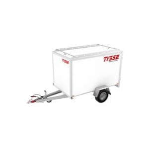 Skaphenger 6221 1300 kg hvit|h=180cm|m/bakdør