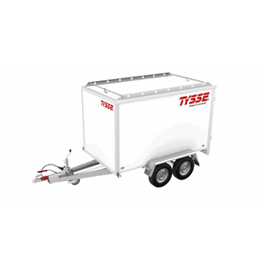 Skaphenger 6213 1400 kg hvit|h=150cm|m/bakdør
