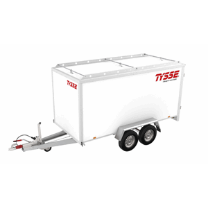 Skaphenger 6214 1400 kg hvit|h=150cm|m/bakdør