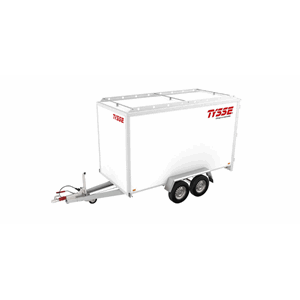 Skaphenger 6214 1400 kg hvit|h=180cm|m/bakdør