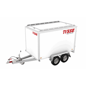 Skaphenger 6306 2000 kg hvit|h=150cm|m/bakdør
