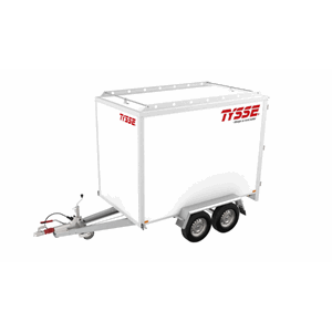 Skaphenger 6306 2000 kg hvit|h=180cm|m/bakdør