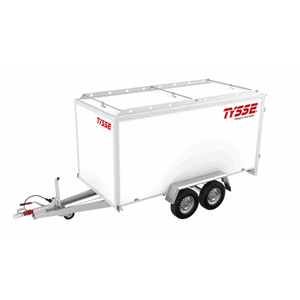Skaphenger 6308 2000 kg hvit|h=150cm|m/bakdør