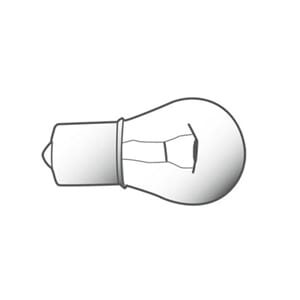 Lyspære BA15 S 12v 21w  12498